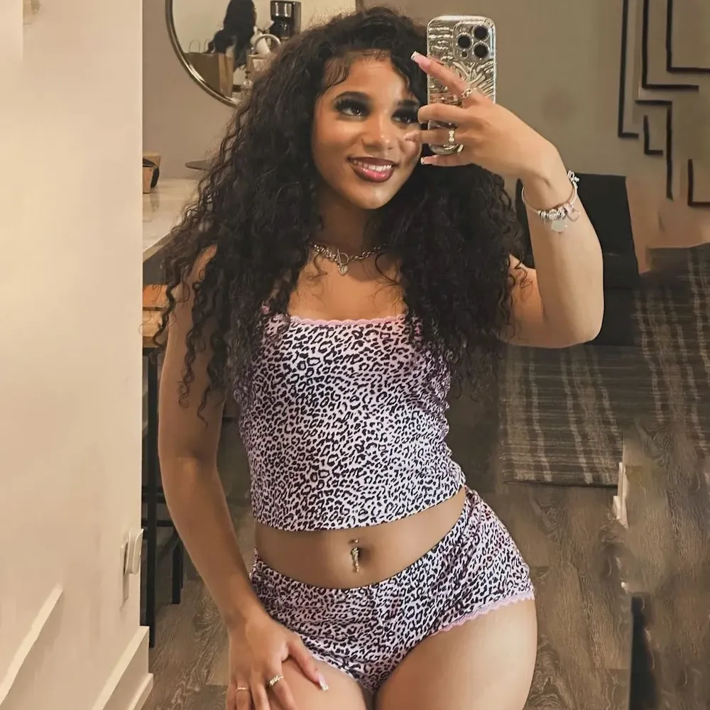 T103D16917_28432.webp Women Fashion Sexy Leopard Lace Camisole Tight Shorts Two-Piece Set - Image 1